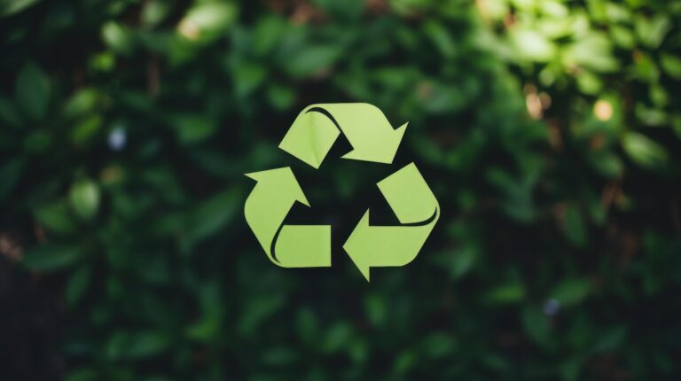 sustainability & recycle symbol