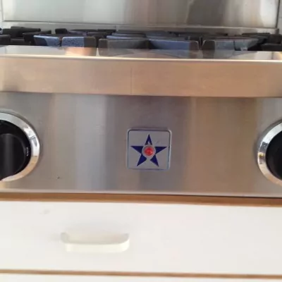 Stove light with no burners lit